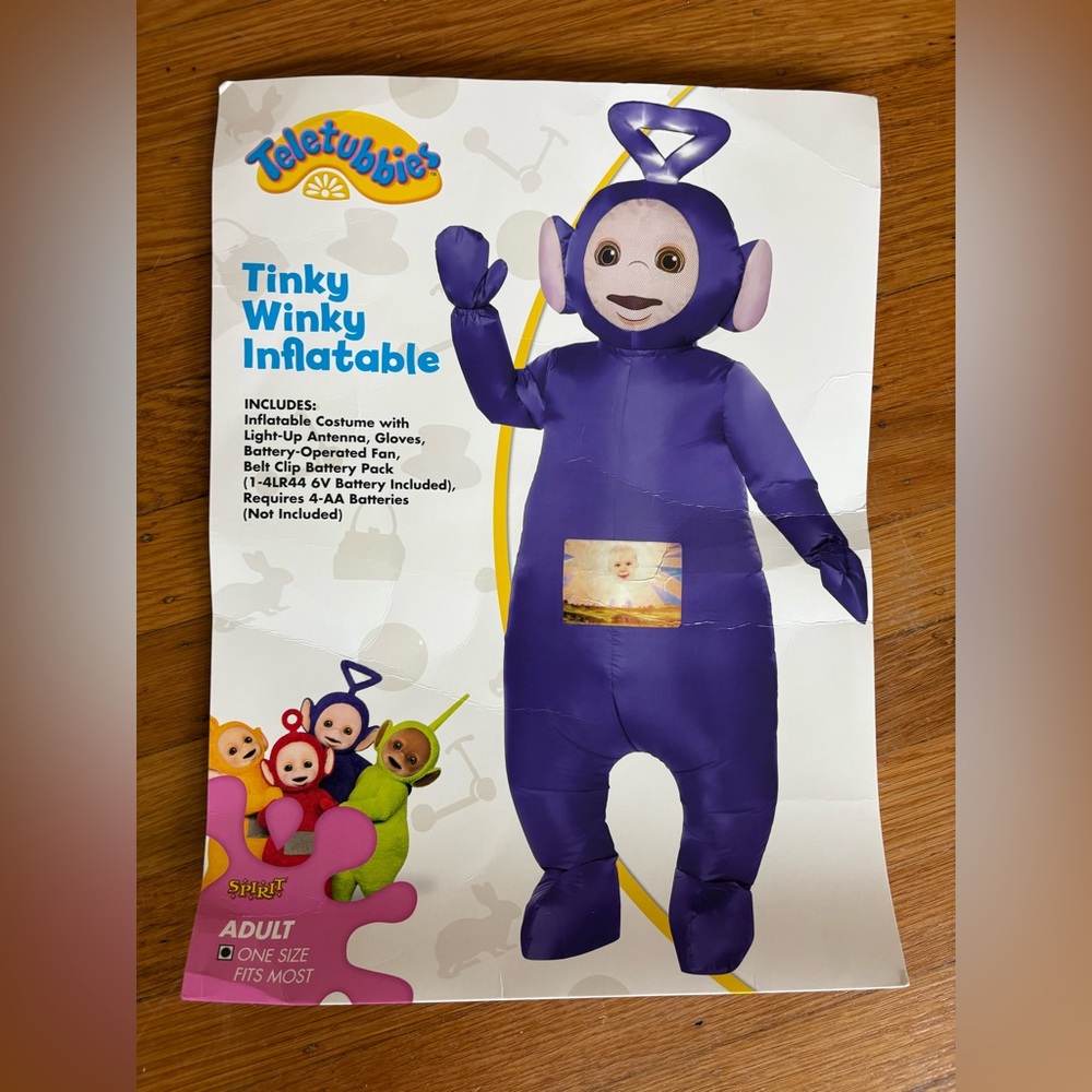 Tinky Winky Teletubbies Inflatable Costume